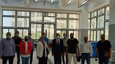 رئيس جامعة دمنهور يتابع الأعمال الإنشائية لكلية الهندسة