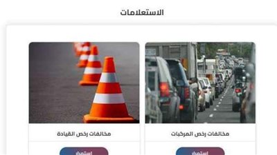 وداعا للطوابير.. تعرف على 20 خدمة مرورية تخلصها وأنت في بيتك