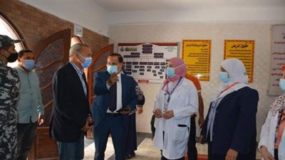 محافظ القليوبية يتفقد مراكز استقبال المواطنين لتلقي لقاح كورونا