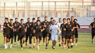مران الزمالك| تقسيمة قوية بين اللاعبين وبرنامج بدني للحراس