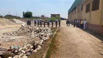 حملات مكبرة لإزالة التعديات على الأراضي الزراعية بالقليوبية