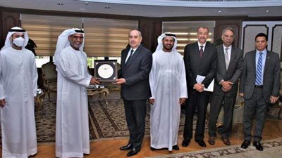 محمد منار يلتقى سفير الإمارات والمدير العام للهيئة العامة للطيران الإماراتي