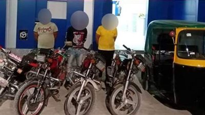 حبس تشكيلين عصابيين تخصصا فى سرقة الدراجات النارية والمساكن
