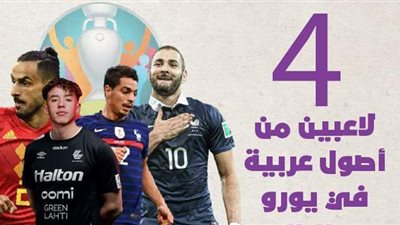 4 لاعبين من أصول عربية في يورو 2020 - 2021 | انفوجراف