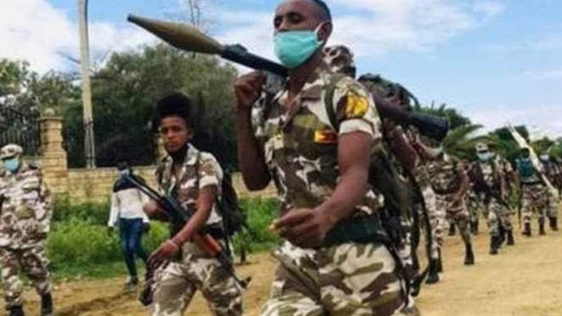 إثيوبيا تدفع بحشود