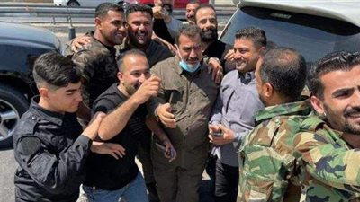 أول ظهور لقاسم مصلح القيادي بالحشد الشعبي العراقي بعد إطلاق سراحه