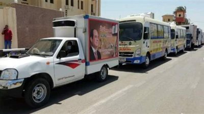 الداخلية توجه قافلة خدمية وإنسانية ببني سويف ضمن مبادرة 