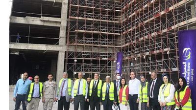 رئيس المصرف المتحد يشيد بتطور الاعمال الانشائية