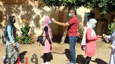 صحة الغربية: تطبيق إجراءات كورونا الاحترازية على طلاب الإعدادية أثناء أداء الامتحان