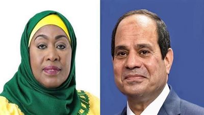 السيسي يهنئ رئيسة تنزانيا لتوليها منصبها الجديد ويؤكد خصوصية وتاريخ العلاقات