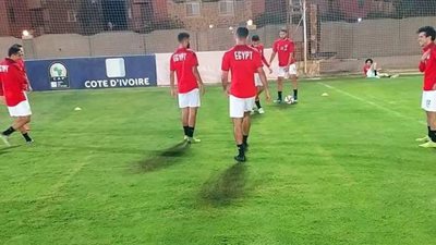 منتخب مصر الأوليمبي يختتم استعداداته لمواجهة جنوب أفريقيا | صور