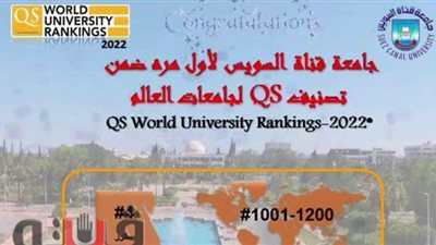مركز متقدم لجامعة قناة السويس في التصنيف العالمي QS