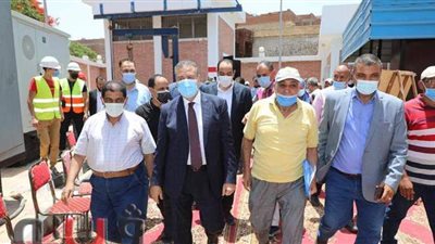 محافظ المنوفية يتفقد إدارة مرور قويسنا الجديدة