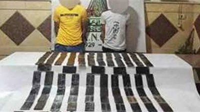 ضبط 100 طربة لمخدر الحشيش بحوزة عنصرين إجراميين بالبحيرة