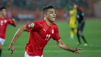 مصطفى محمد يحرز الهدف الثاني للمنتخب الأوليمبي في شباك جنوب أفريقيا