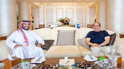 السيسي: ناقشت مع ولي عهد السعودية سُبل تطوير العلاقات المشتركة