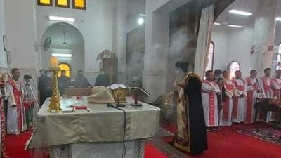 مطرانية شرق المنيا تحتفل بعيد القديس أباهور بديره الأثري بسوادة