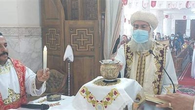 مطرانية شرق المنيا تحتفل بعيد القديس أباهور بديره الأثري بسوادة