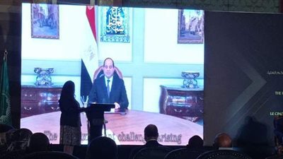 بدء الاجتماع الخامس لرؤساء المحاكم الدستورية بالقاهرة | صور