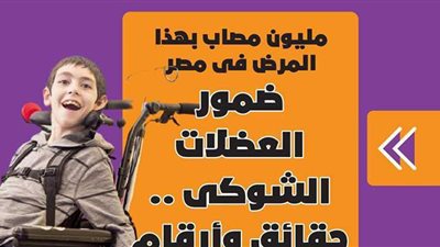 مليون مصاب بأمراض الضمور في مصر.. ضمور العضلات الشوكي.. حقائق وأرقام | فيديوجراف