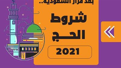 بعد قرار السعودية.. شروط الحج 2021 | إنفوجراف