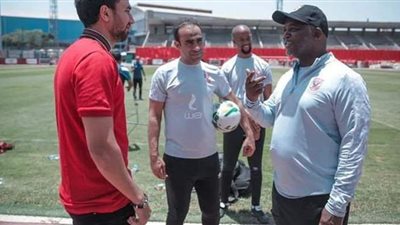 تفاصيل زيارة تريزيجيه للأهلي قبل مواجهة الترجي | صور