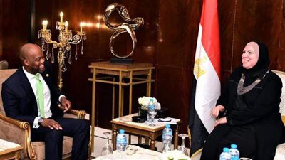 نيفين جامع تبحث مع سكرتير اتفاقية التجارة الحرة القارية الأفريقية سبل تعزيز حركة التجارة