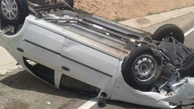 مصرع شخص وإصابة 3 فى انقلاب سيارة بجنوب سيناء