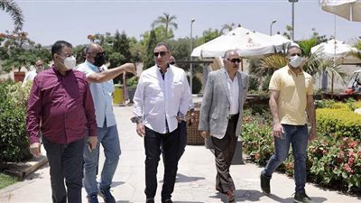 الخطيب يتفقد أعمال تطوير منشآت «فرع الأهلي بالشيخ زايد»