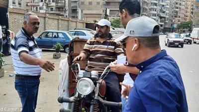 حملة على النباشين والباعة الجائلين في المنصورة