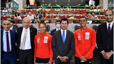 وزير الرياضة يشهد ختام منافسات بطولة العالم للخماسي الحديث