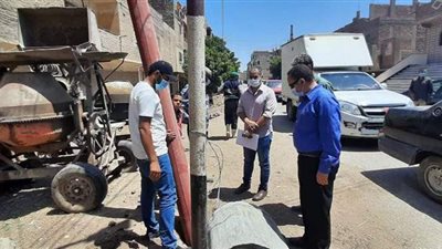 مد وتدعيم شبكات الكهرباء في صدفا بأسيوط | صور