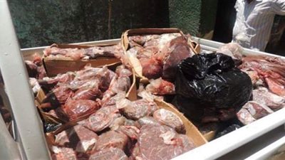 ضبط 1245 قضية تموينية أبرزها 4.5 طن لحوم فاسدة بالجيزة