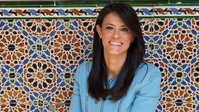 رانيا المشاط ترحب بإيب بيترسن في زيارته الأولى لمصر