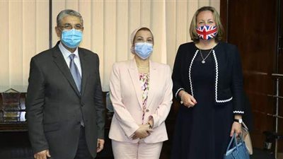 شاكر يبحث مع وزيرة الطاقة البريطانية تحضيرات مؤتمر المناخ القادم COP26