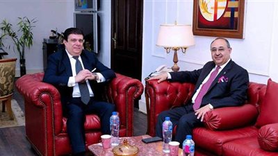 حسين زين يلتقي وزير الدولة لشئون الإعلام الأردني