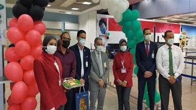 وصول أولى رحلات فلاى دبى إلى مطار شرم الشيخ الدولى