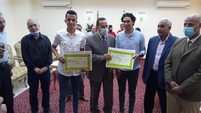 محافظ شمال سيناء يكرم ذوي الهمم الفائزين فى كأس مصر
