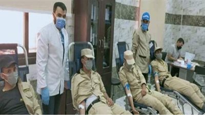 حملة للتبرع بالدم بمديرية أمن جنوب سيناء