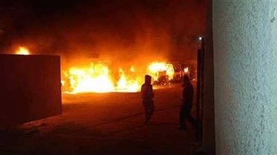 حجز عاطل أشعل النيران في جراج ملك والده بإمبابة للتحريات