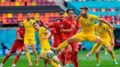 يورو 2020 | أليوسكي يقلص الفارق لمقدونيا الشمالية أمام أوكرانيا