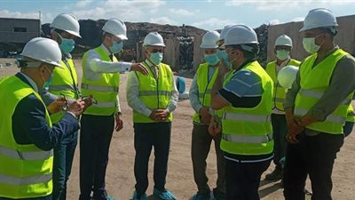 وفد محلية البرلمان يتفقد مصنع تدوير القمامة ومشروع الداون تاون ببورسعيد