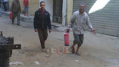 بالصور.. أهالي «أبو جنيدي» ينقذون السكان من كارثة في أبو كبير