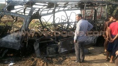 دماء على الكراسة.. 20 % من ضحايا الطرق أطفال.. تفحم وإصابة 36 طالبا في اصطدام أتوبيس بالبحيرة.. الإهمال يفتك بـ 51 تلميذا عام 2012 ويقتل 12 طفلا العام الماضي.. وصرف 50 ألف جنيه للمتوفي و25 للمصاب