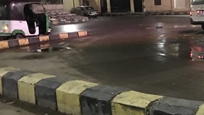 تجدد هطول الأمطار على شمال سيناء