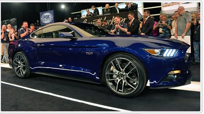 بيع أول نسخة من «موستانج 2015» في مزاد«المشاهير»بـ 2.1 مليون جنيه