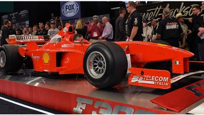 بيع سيارة «شوماخر» في مزاد «المشاهير» بـ 12 مليون جنيه