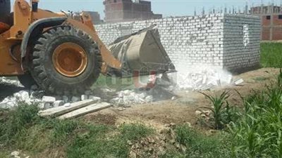 إزالة 4 حالات تعد على أملاك هيئة السكة الحديد والأوقاف بأسيوط