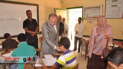 غرفة عمليات بمديرية تعليم بنى سويف لمتابعة امتحان الشهادة الإعدادية