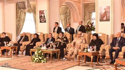 البابا تواضروس يستقبل بطريرك الروم للتهنئة بالغطاس